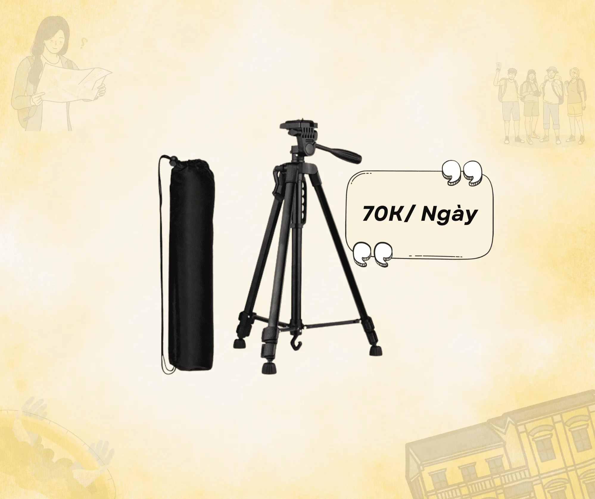 Chân Tripod F360 Đa Năng - Hình 1