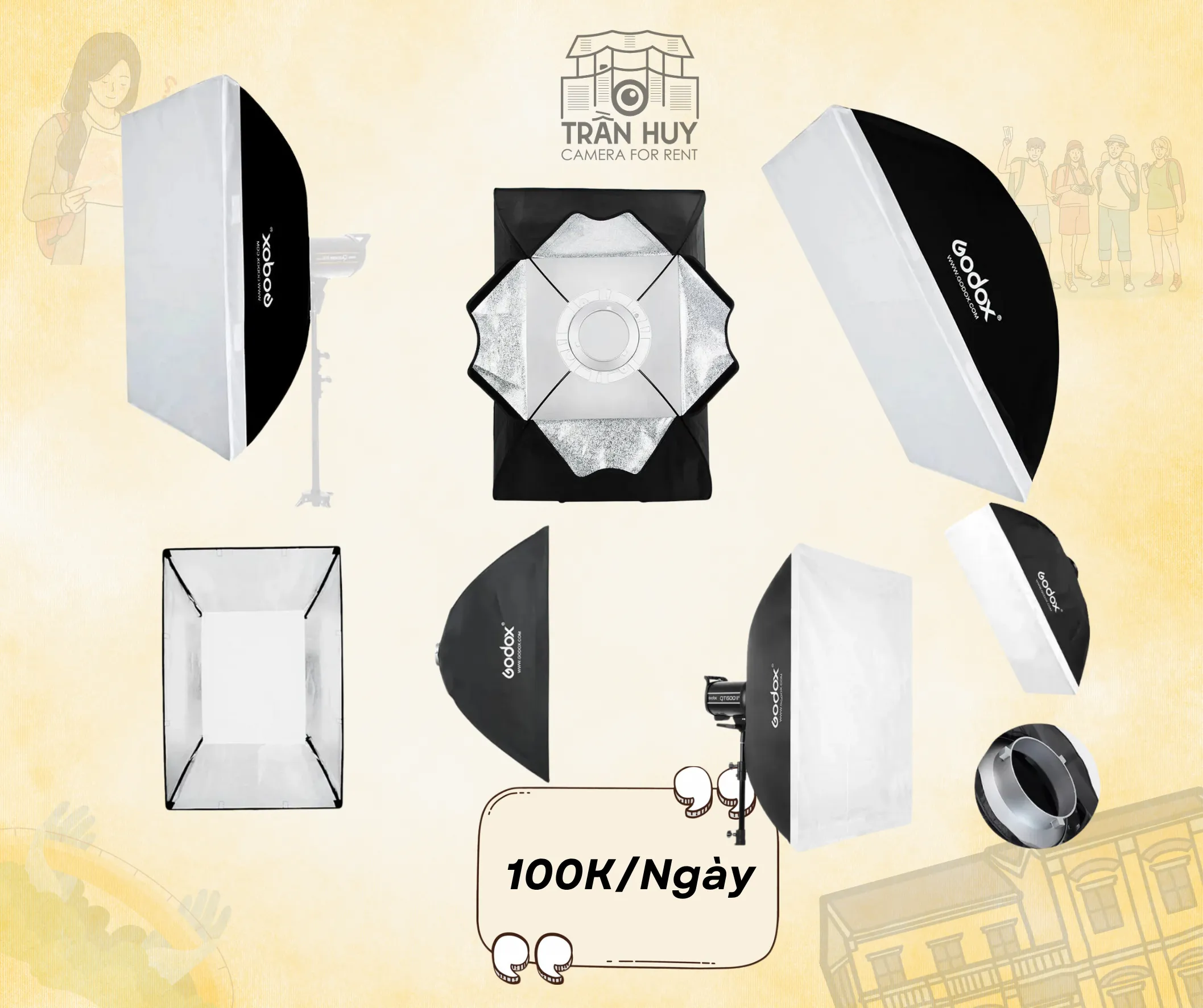 Softbox Godox 60x90cm