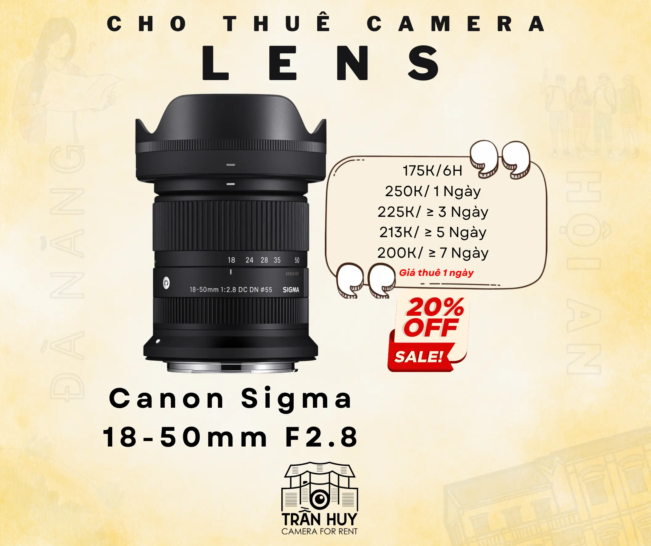 Lens Sigma 18-50mm f/2.8 For Canon RF - Hình 1