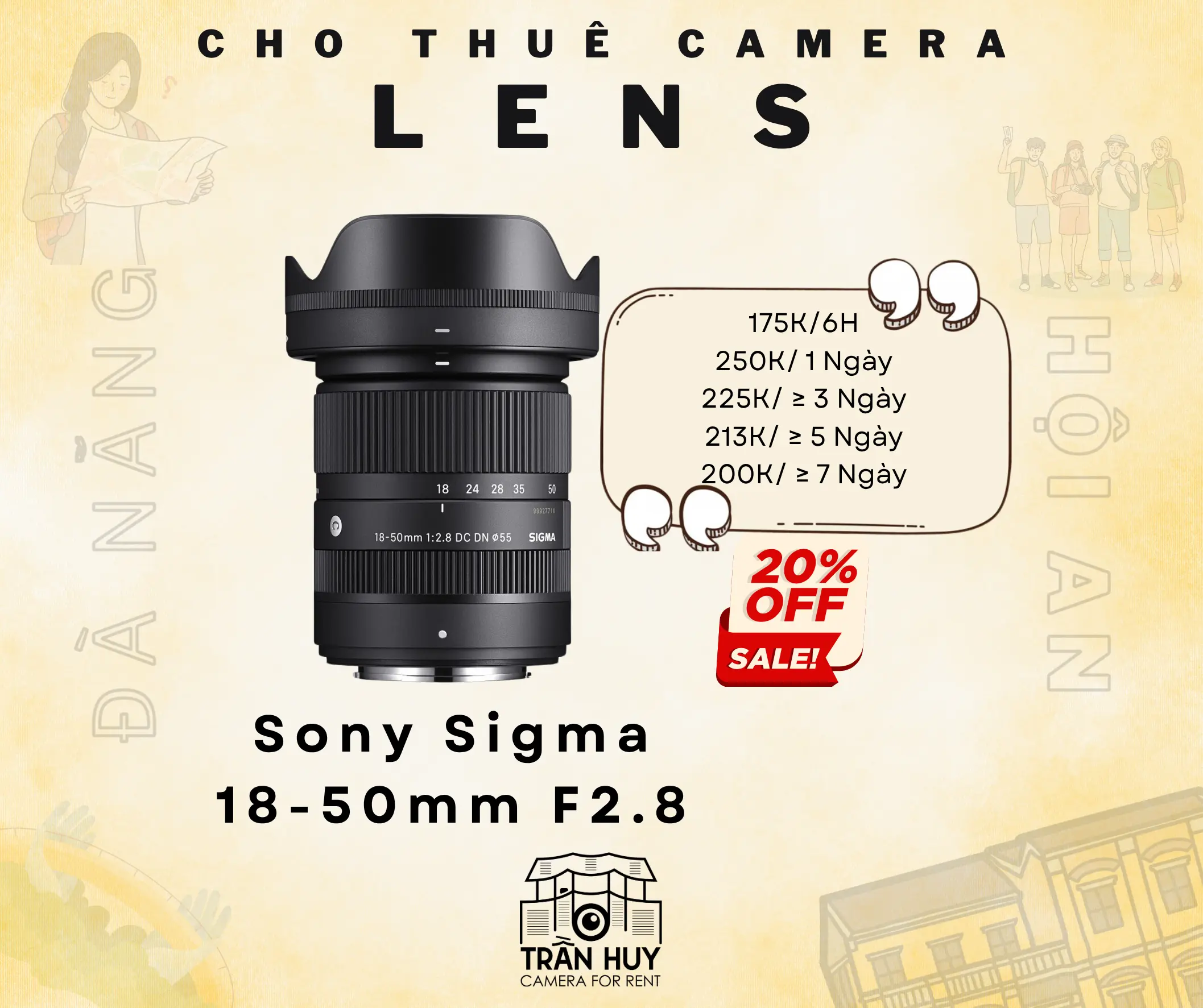 Lens Sigma 18-50mm f/2.8 For Sony E