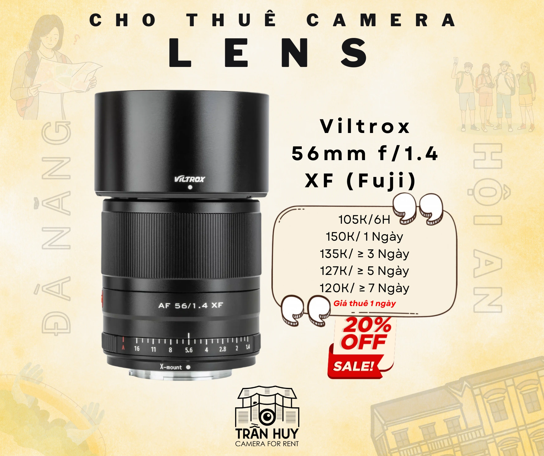 Viltrox 56mm f/1.4 XF (Fuji) - Hình 1