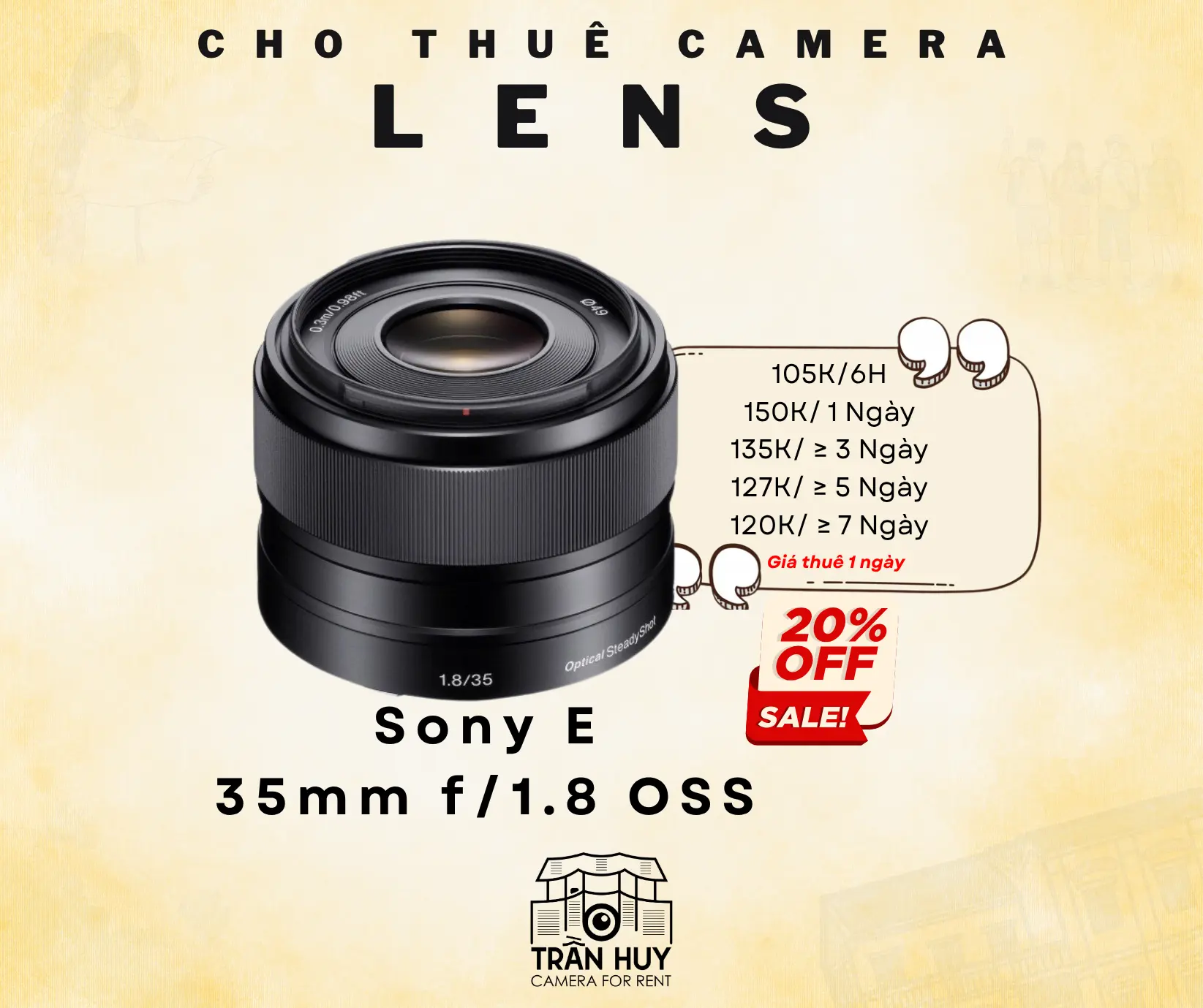 Lens Sony E 35mm f/1.8 OSS - Hình 1