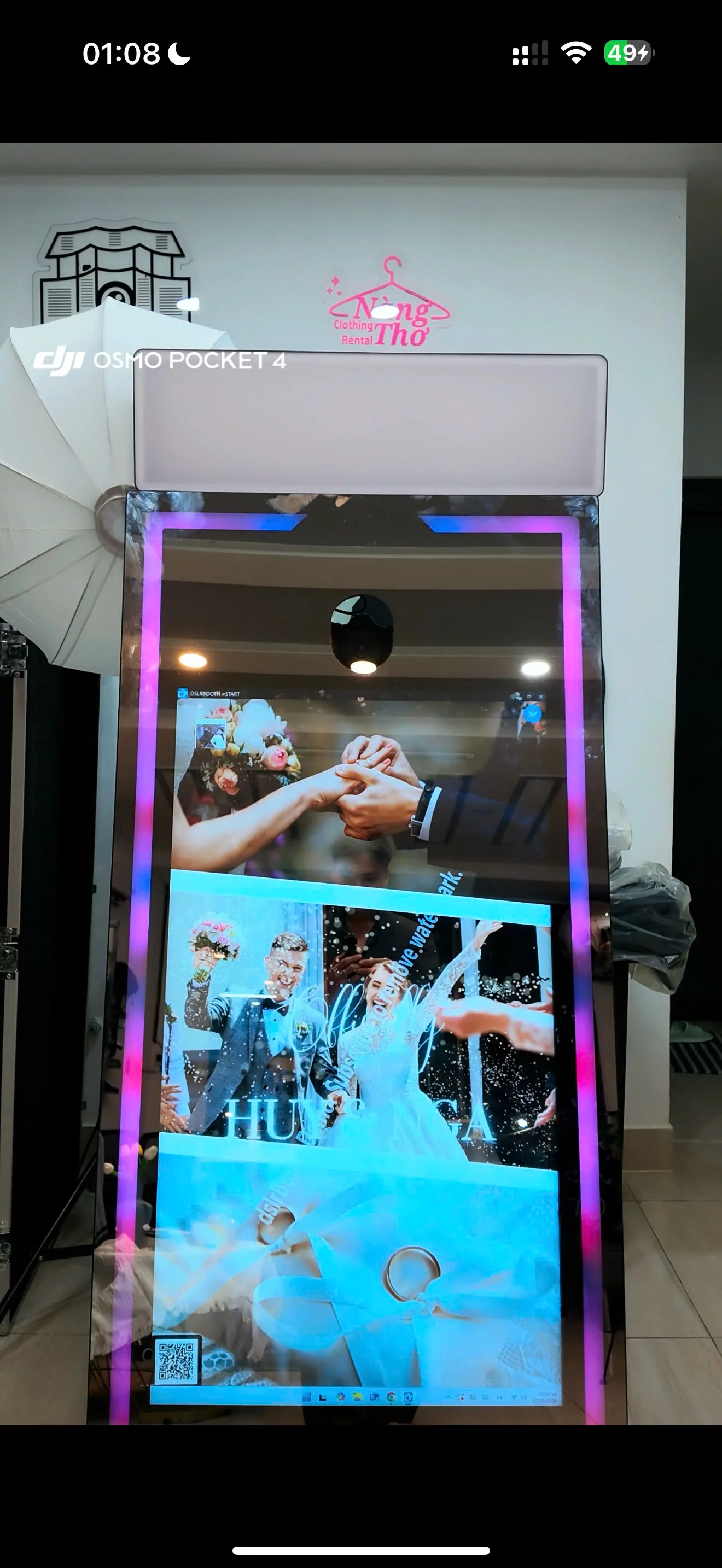Máy PhotoBooth Mirror Pro di động  - Hình 13