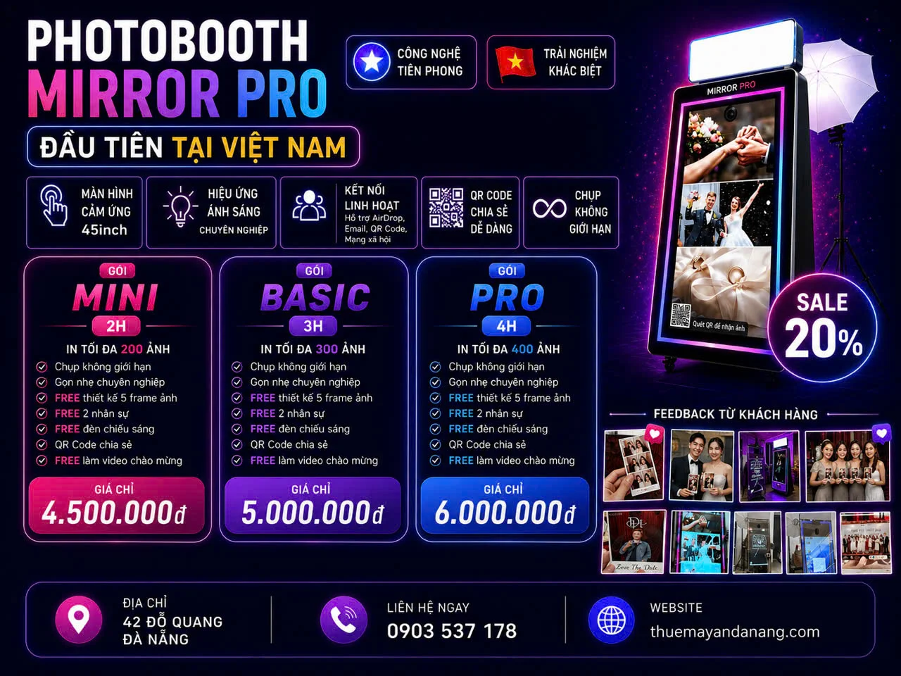 Máy PhotoBooth Mirror Pro di động  - Hình 1